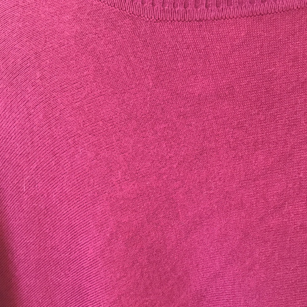Alfani Burgundy Poncho Sweater Turtleneck Top - Picture 9 of 12